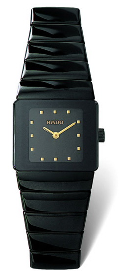 Rado Sintra Series Black Ceramic Quartz Ladies Watch-R13337162