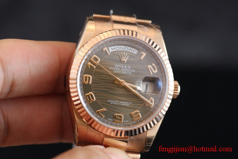 Rolex Rose Gold Day-Date President Watch 118235-83205