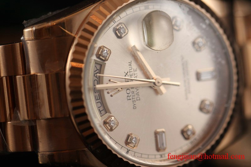 Rolex Rose Gold Day-Date President Watch 118235-83205