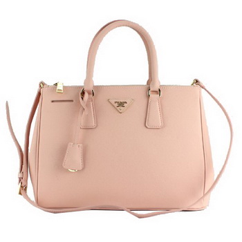 2013 Prada Saffiano Calf Leather Tote Bag 2274 Pink