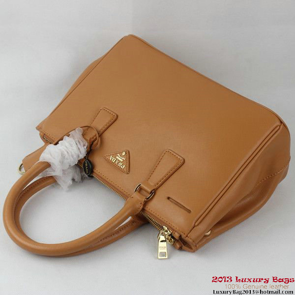 2013 Prada Saffiano Tote Bag 1801 Apricot