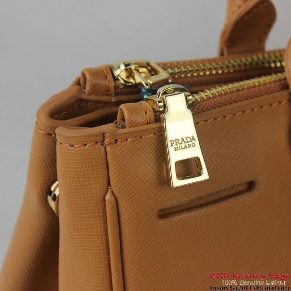 2013 Prada Saffiano Tote Bag 1801 Apricot