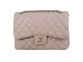 Chanel A01113 Classic Flap Bag Original Cannage Patterns Leather Pink