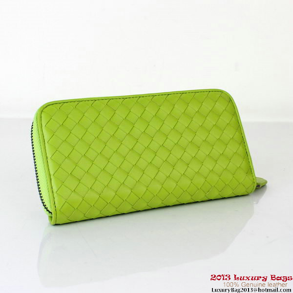 Bottega Veneta Intrecciato Nappa Continental Wallet BV1008 Green