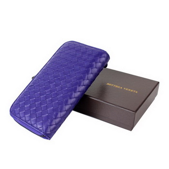 Bottega Veneta Intrecciato Nappa Continental Wallet BV1008 Violet