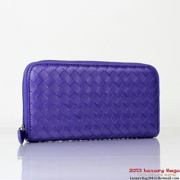 Bottega Veneta Intrecciato Nappa Continental Wallet BV1008 Violet