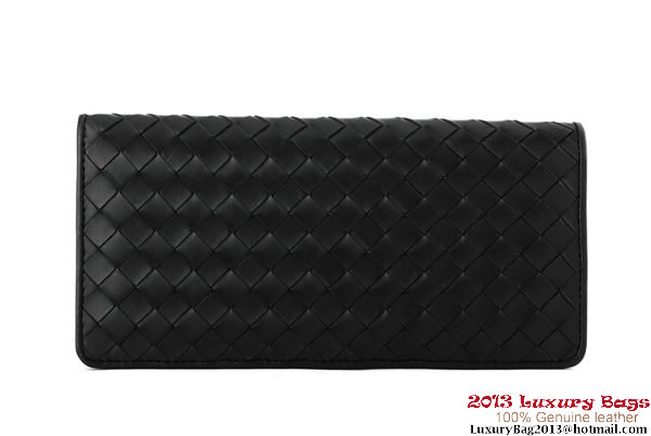 Bottega Veneta Intrecciato Nappa Leather Wallet BV1564 Black