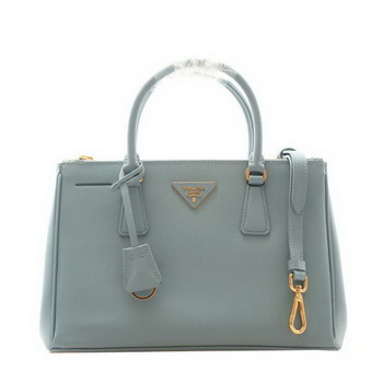 Prada Saffiano Leather 30cm Tote Bag BN1801 Light Blue