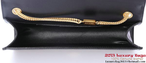 Yves Saint Laurent Small Monogramme Cross-body Shoulder Bag Y042 Black