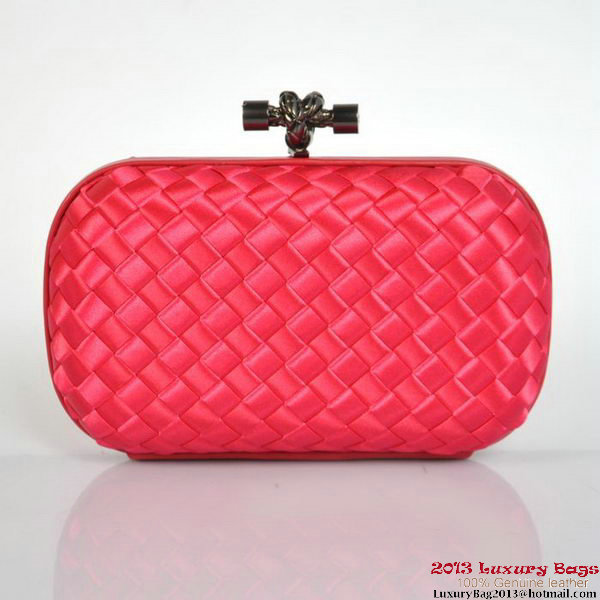 Bottega Veneta 8651S Intrecciato Silk Stretch Knot Clutches