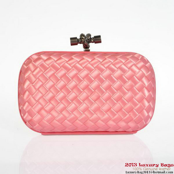 Bottega Veneta 8651S Intrecciato Silk Stretch Knot Clutches