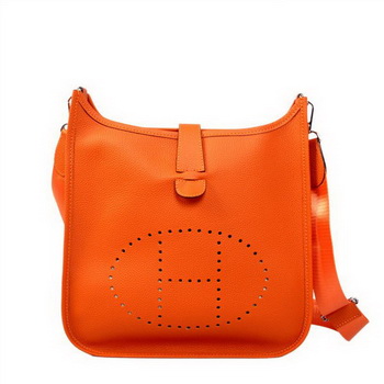 Hermes Evelyn Bag Calf Leather H1188 Orange