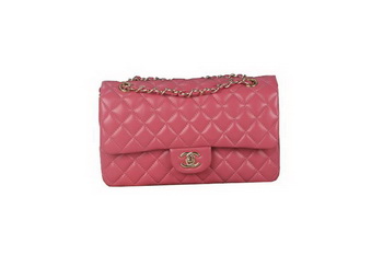 Chanel 2.55 Series A1112 Rose Original Leather Classic Flap Bag Gold