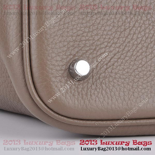 Hermes Picotin Lock MM Bag in Clemence Leather 8616 Khaki