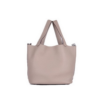 Hermes Picotin Lock PM Bag in Clemence Leather 8615 Gray