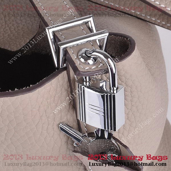 Hermes Picotin Lock PM Bag in Clemence Leather 8615 Gray