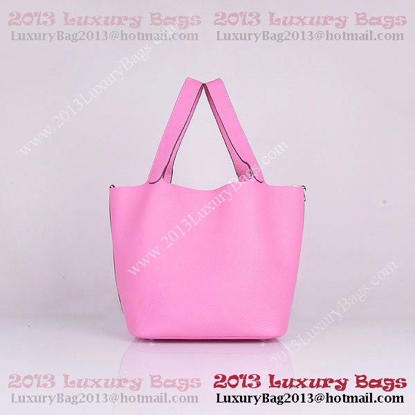 Hermes Picotin Lock PM Bag in Clemence Leather 8615 Pink