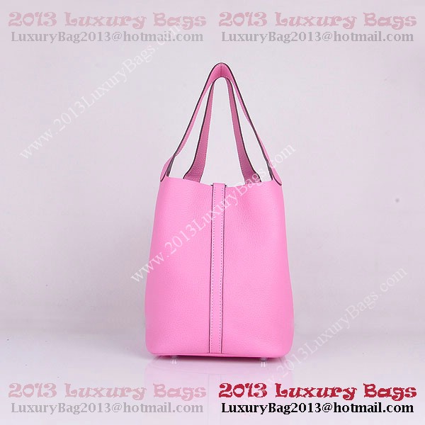 Hermes Picotin Lock PM Bag in Clemence Leather 8615 Pink