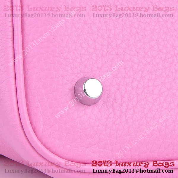 Hermes Picotin Lock PM Bag in Clemence Leather 8615 Pink