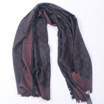 Louis Vuitton Scarves Cotton WJLV091 Dark Brown