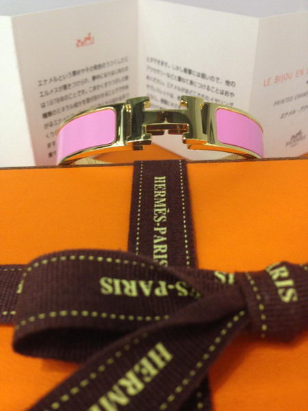 Hermes Bracelet H1155 Light Pink