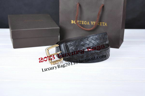 Bottega Veneta Intrecciato Nappa Belt 274483 Black