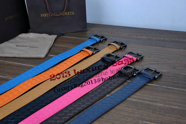 Bottega Veneta Intrecciato Nappa Belt 274484 Black