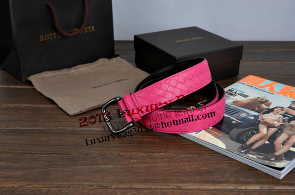 Bottega Veneta Intrecciato Nappa Belt 274484 Rose