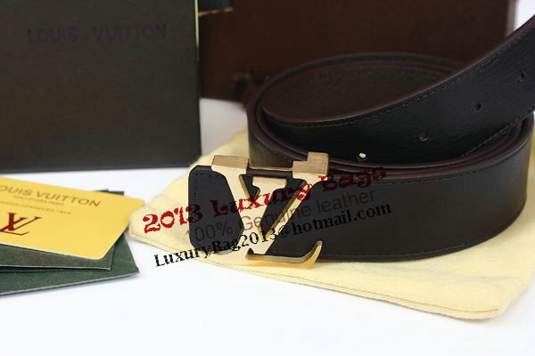 Louis Vuitton Brown Leather Belt LV2060