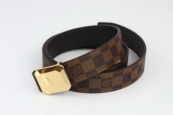 Louis Vuitton Damier Ebene Canvas Belt LV2065