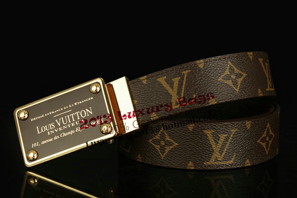 Louis Vuitton Damier Ebene Canvas Belt LV2066