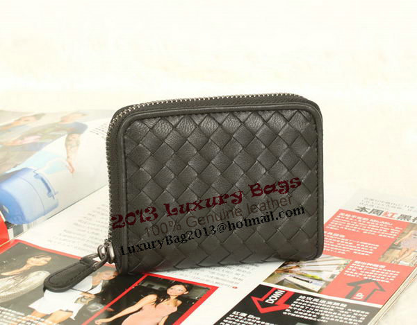 Bottega Veneta Intrecciato Nappa Mini Wallet 5818 Black