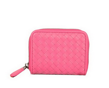 Bottega Veneta Intrecciato Nappa Mini Wallet 5818 Peach