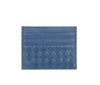 Bottega Veneta Intrecciato VN Card Case 5811 Blue