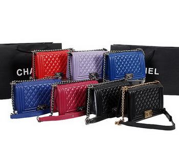 Chanel Boy Flap Shoulder Bag A67086 in Sheepskin Leather