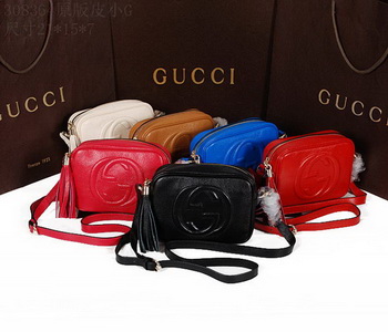 Gucci Soho Calfskin Leather Disco Bag 308364