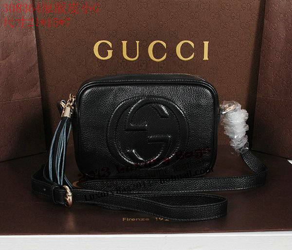 Gucci Soho Calfskin Leather Disco Bag 308364