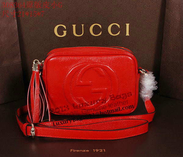 Gucci Soho Calfskin Leather Disco Bag 308364