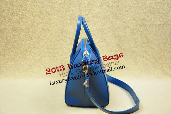 Givenchy Small Antigona Bag Original Leather 1800 Blue