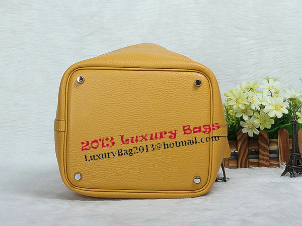 Hermes Picotin Lock MM Bag in Original Leather Yellow