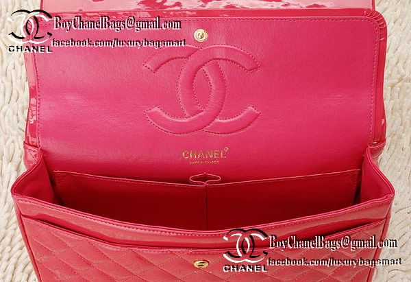 Chanel Classic Flap Bag Patent Leather CHA1113 Peach