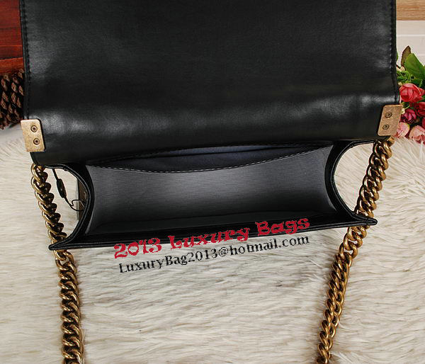 Boy Chanel Flap Shoulder Bag Original Leather CHA68076 Black