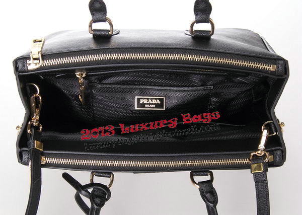 Prada Saffiano Leather Tote Bag BN1801 Black