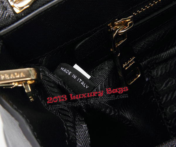 Prada Saffiano Leather Tote Bag BN1801 Black