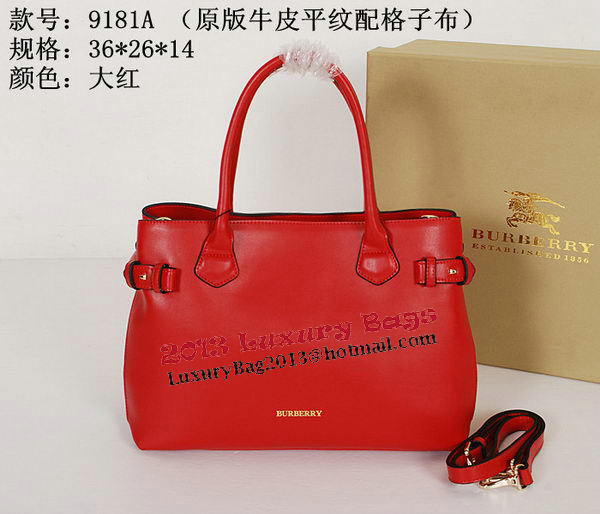 BurBerry Tote Bag Bag in Original Leather 9181A