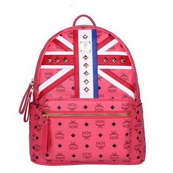 MCM Medium Flag of UK Backpack MC5173 Red