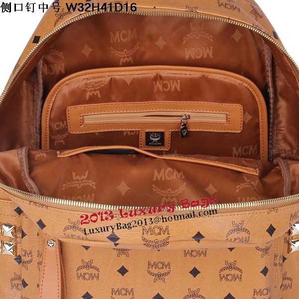 MCM Medium Stark Backpack MC2446 Wheat