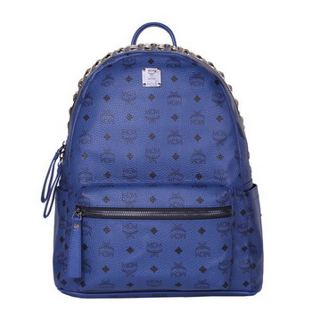 MCM Medium Top Studs Backpack MC4232 Royal