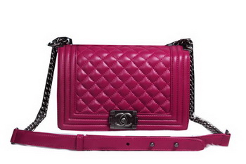 Boy Chanel Flap Shoulder Bag Sheepskin Leather CHA2068 Rosy