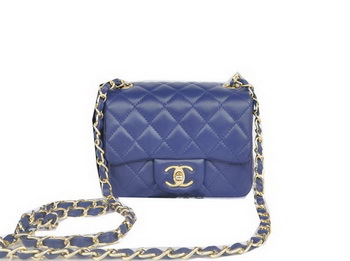 Chanel mini Classic Flap Bag Royal Original Sheekskin CHA1115 Gold